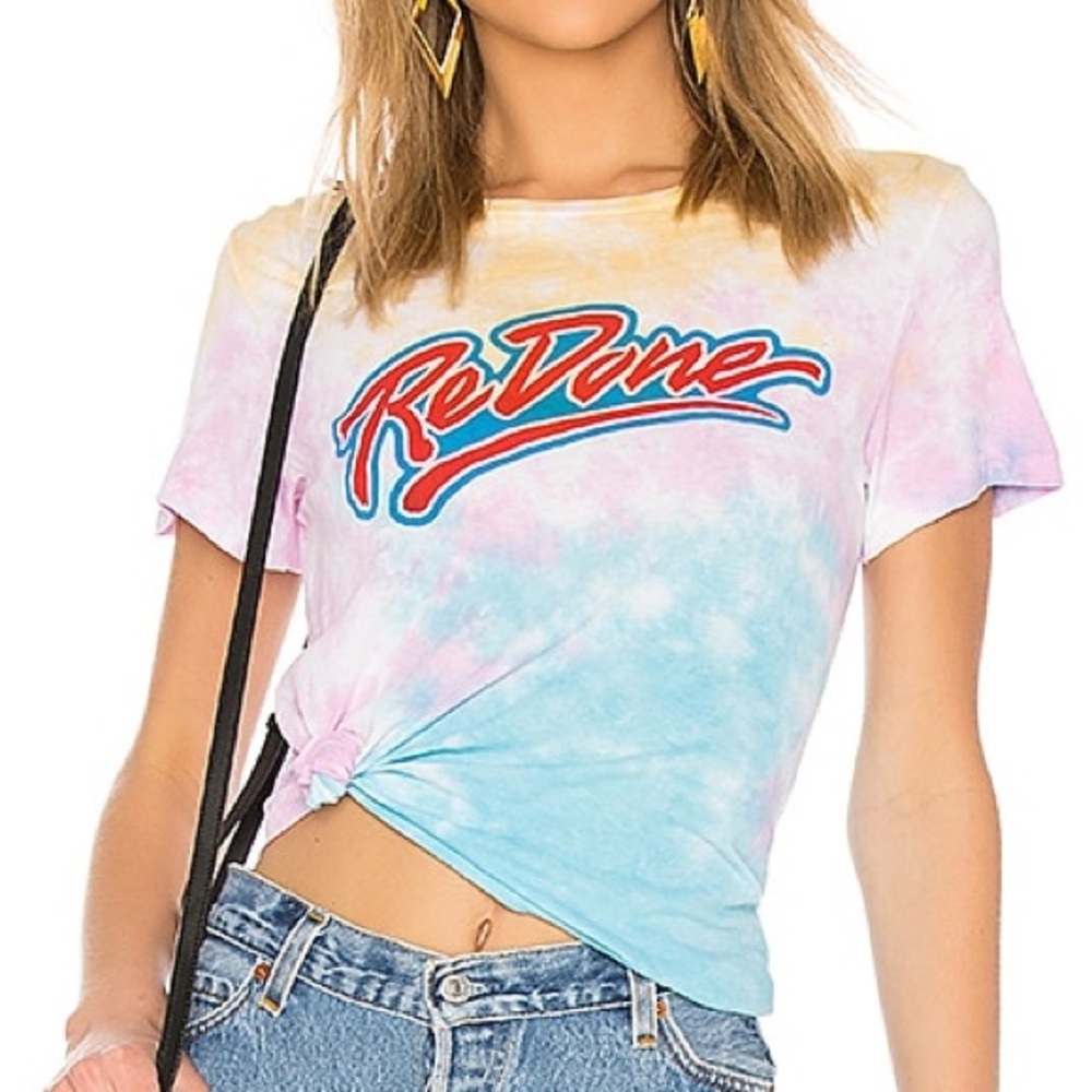RE/DONE Originals The Classic Tee in Tie Dye